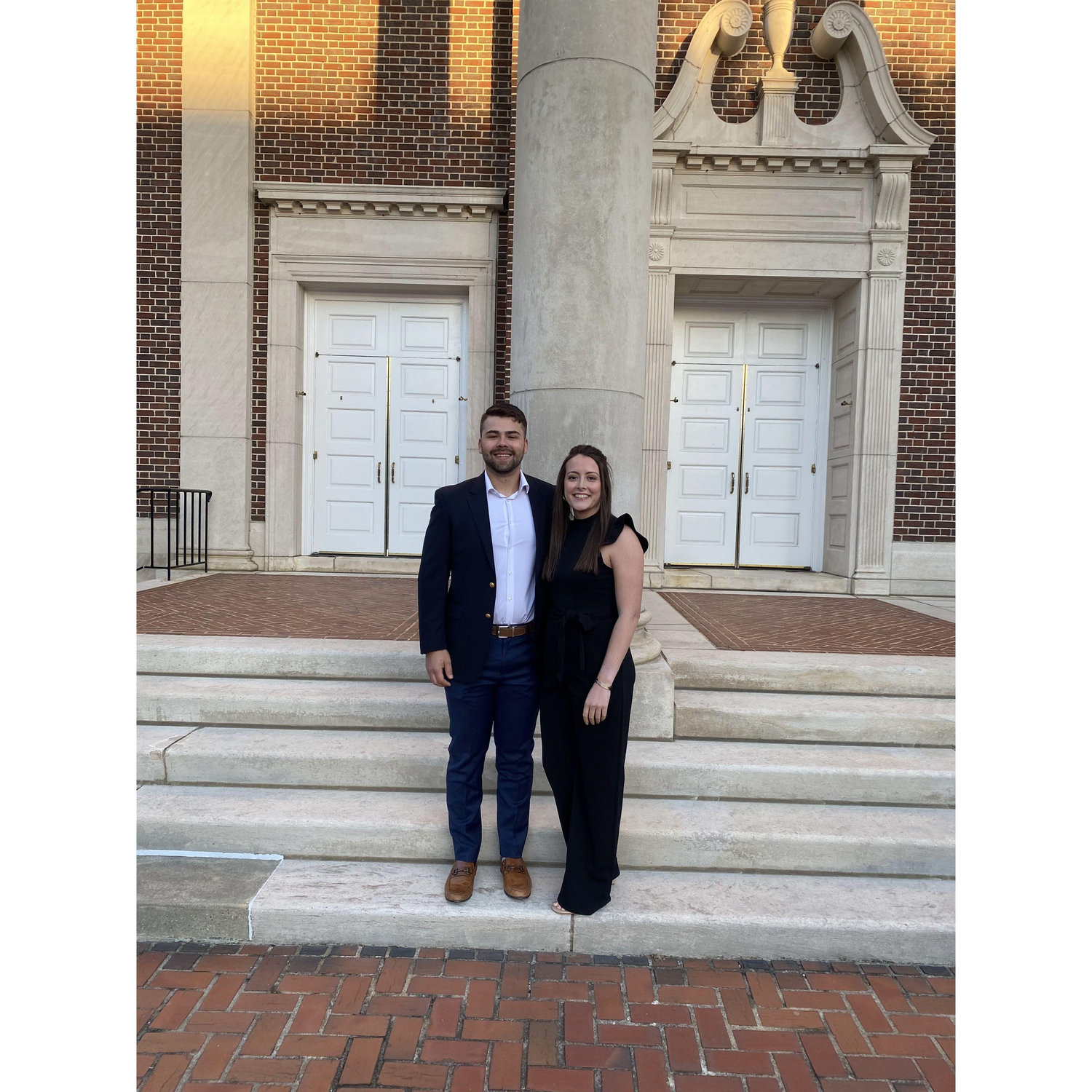 Forever Wedding date at David and Hannah's wedding in 2023.