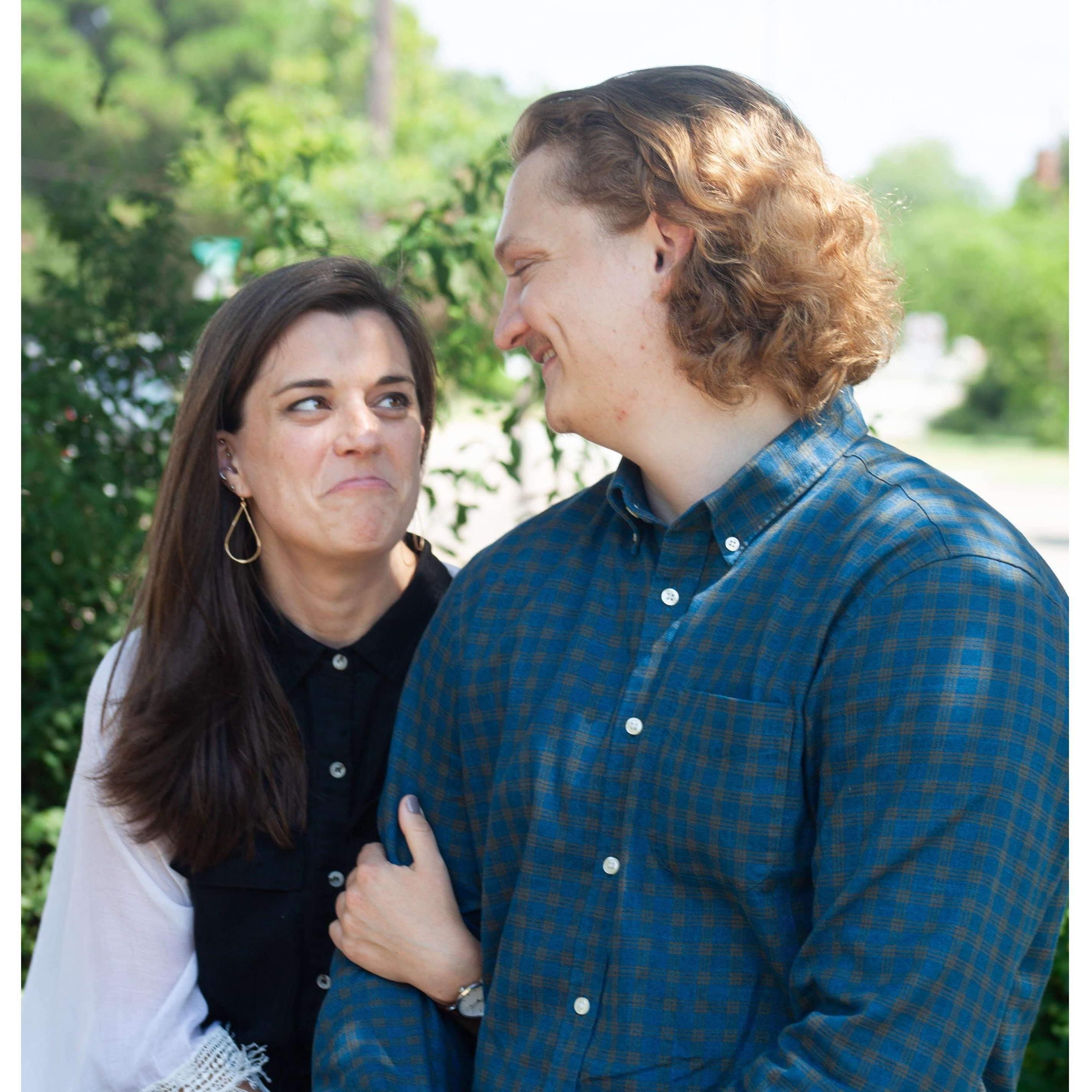Clayton said something cheesy