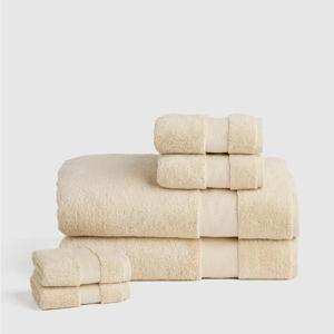 Turkish Ultra Luxe Plush Bath Sheet Bundle in Linen