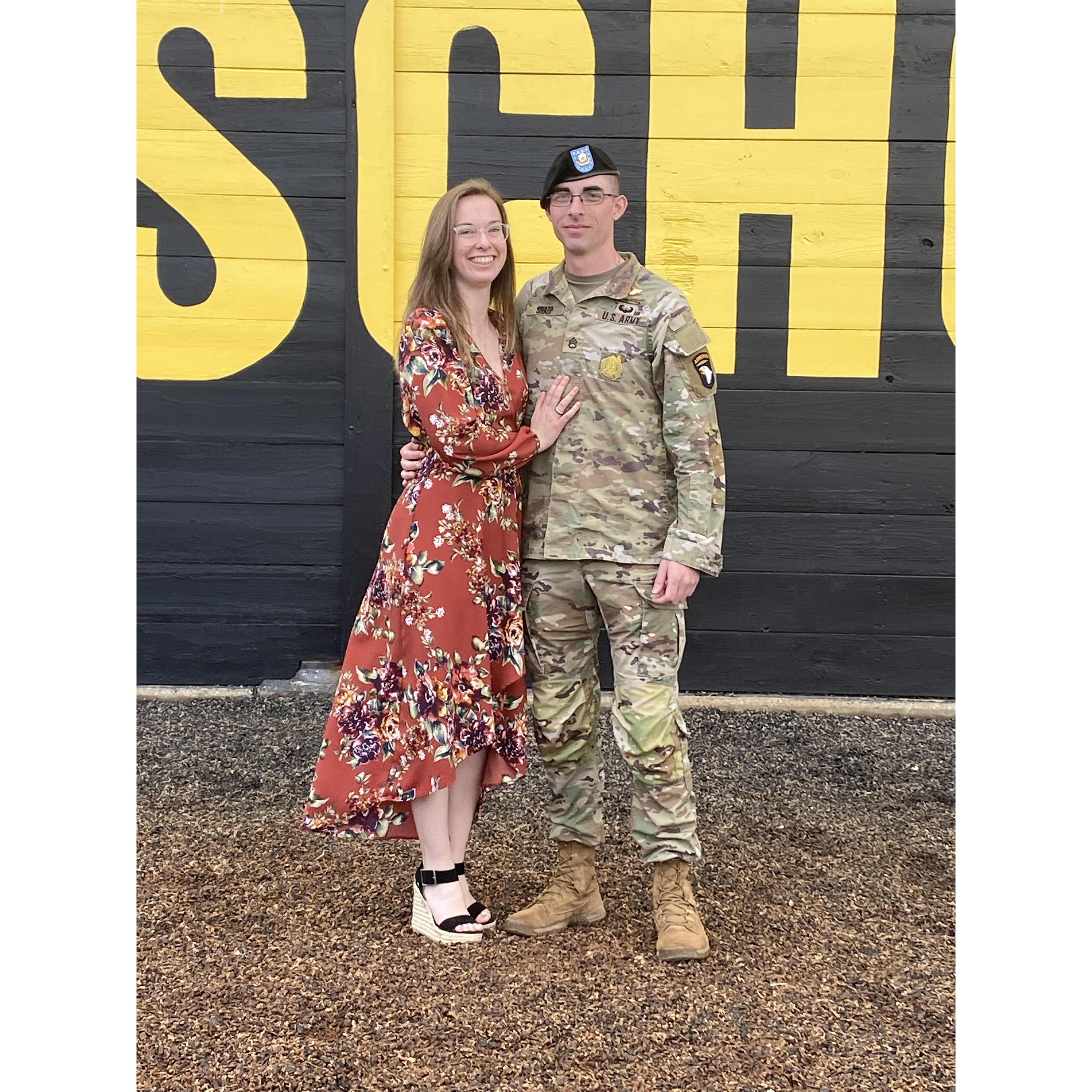 Caleb graduates from pathfinder school!