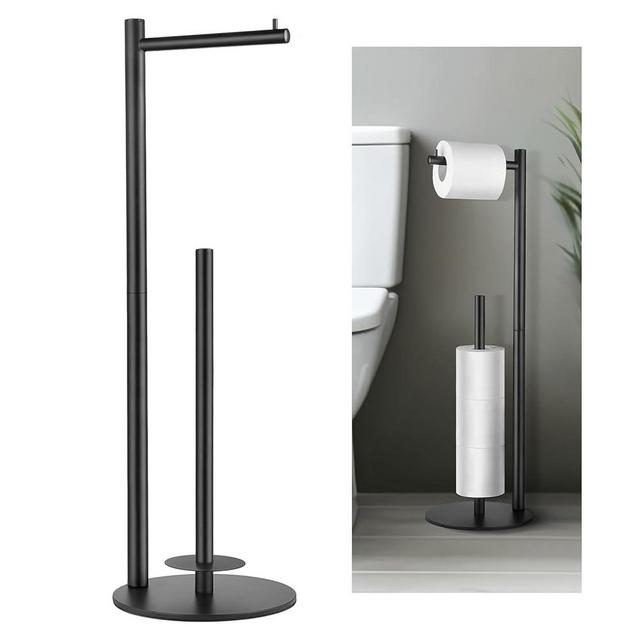 Toilet Paper Holder Stand, Toilet Paper Storage Standing, Standing Toilet Paper Stand, Standing Toilet Paper Holder with Storage, Bathroom Toilet Paper Roll Stand