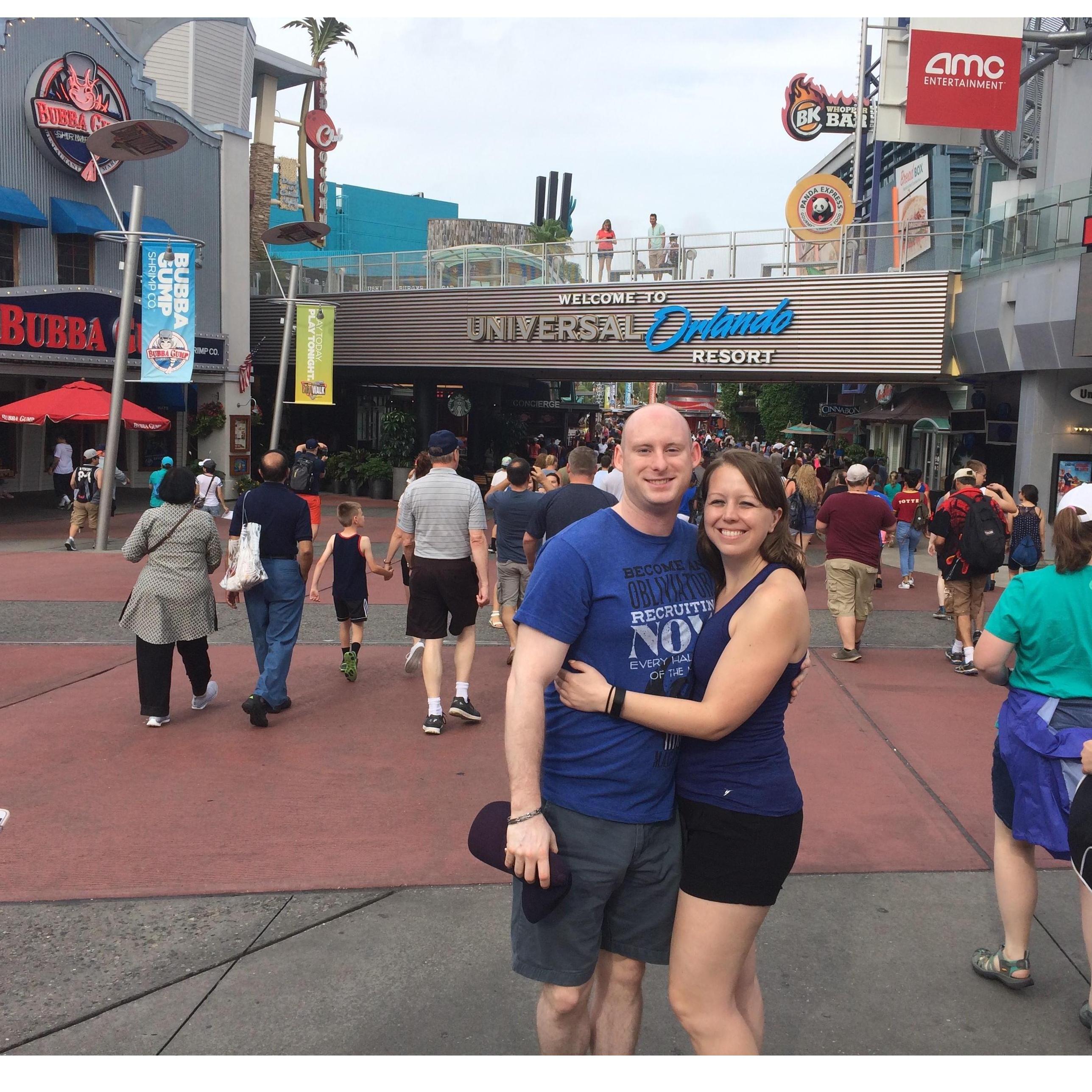 Our first trip together to Orlando. Thanks Mike!