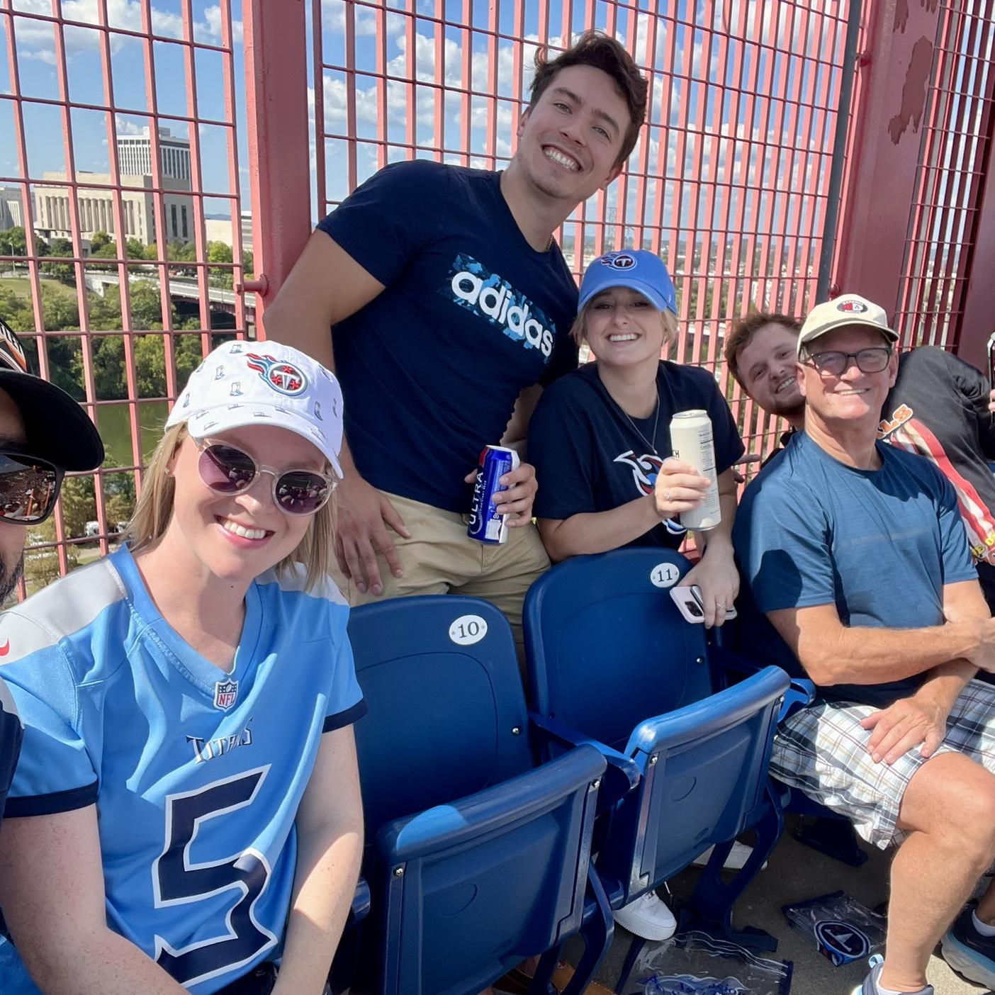 No seats are bad at the Titans games :D