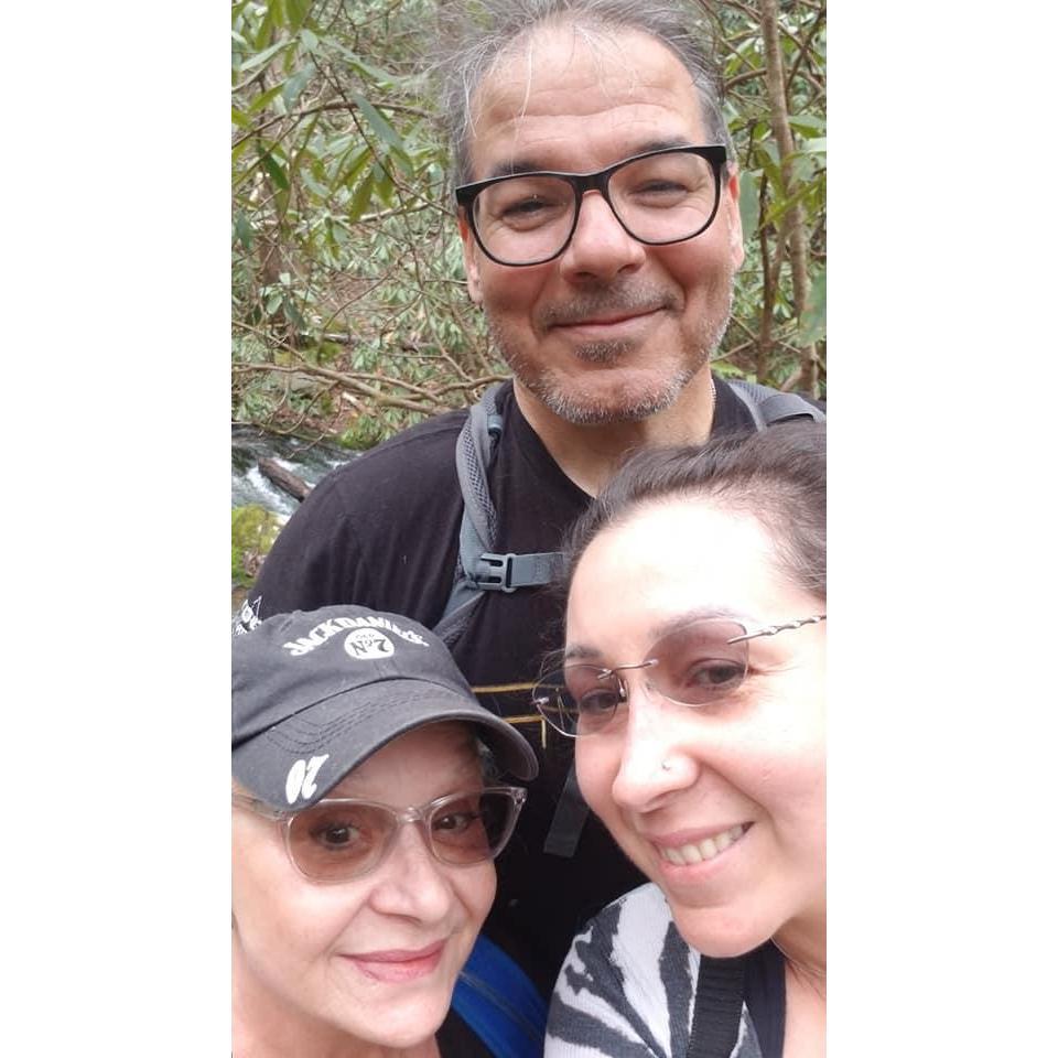 Debra, Tony and Angela Great Smoky Mountains National Park, TN 2021.