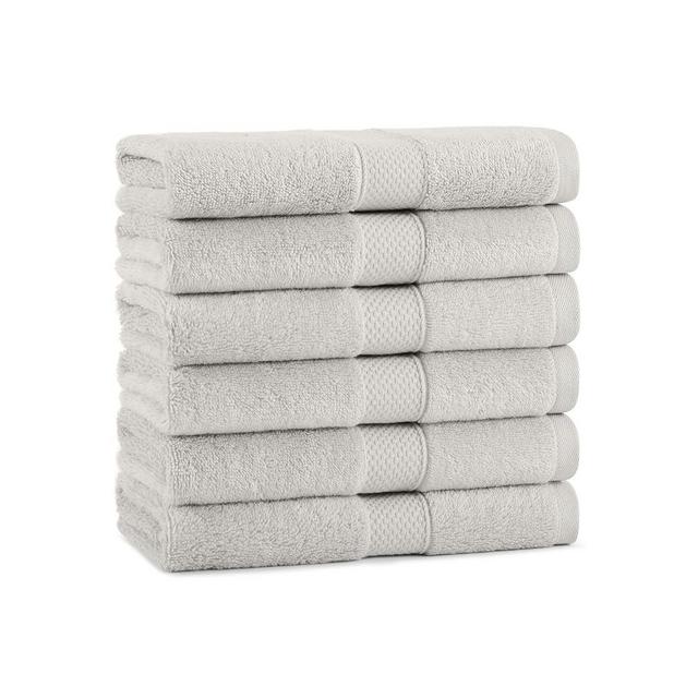Aston & Arden Egyptian Hand Towels - Pack of 6 - Oversized Ultra Soft Thick & Absorbent, 100% Ringspun Egyptian Cotton Bathroom Towel for Spa, Hotel, 600 GSM, 16 x 30 in, Tan