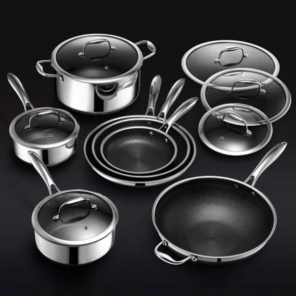 Hexclad Pan Set