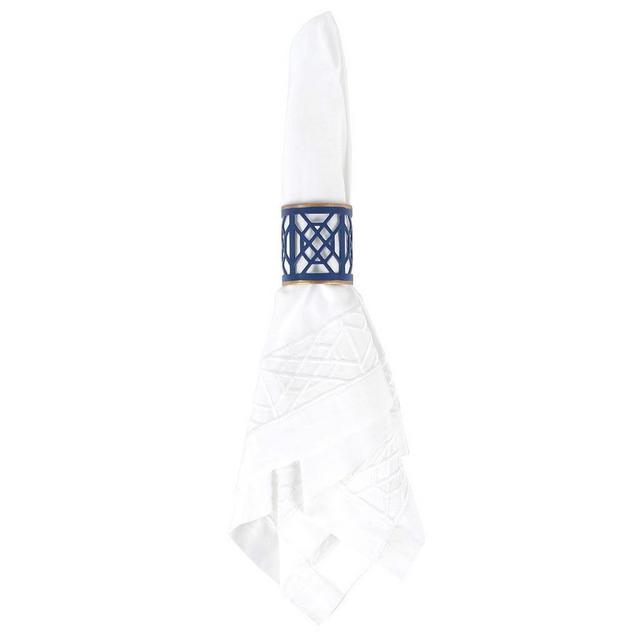 Blue Don't Fret Napkin Ring