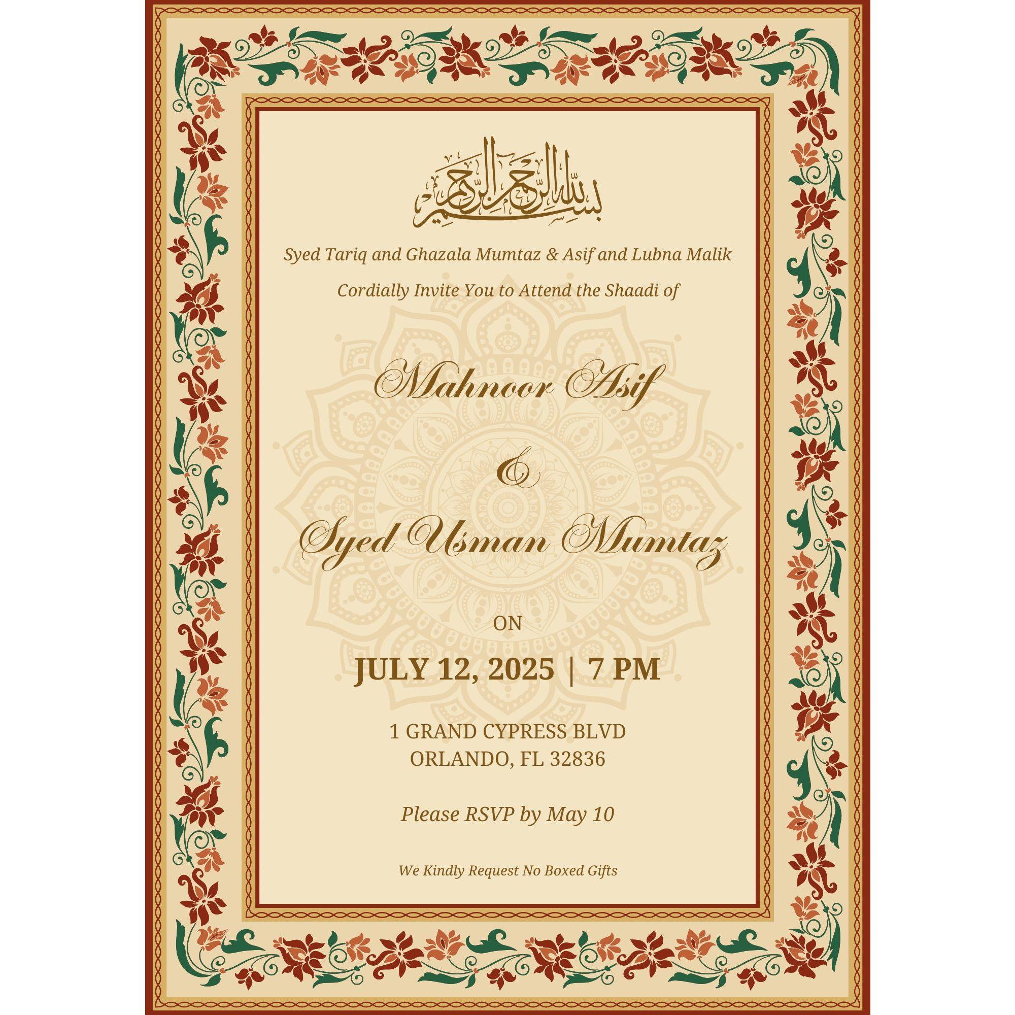Our Shaadi Invitation
<3