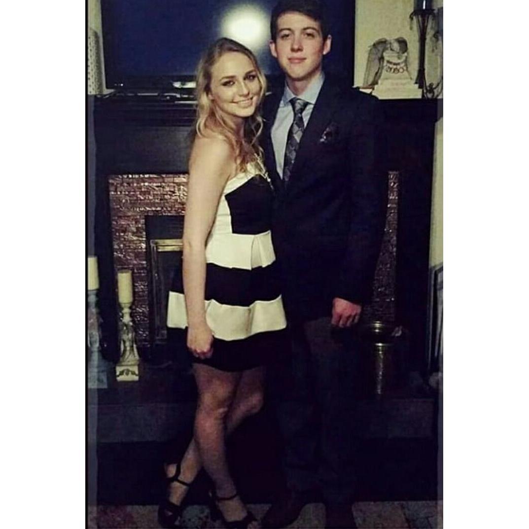 Our first "fancy" date.