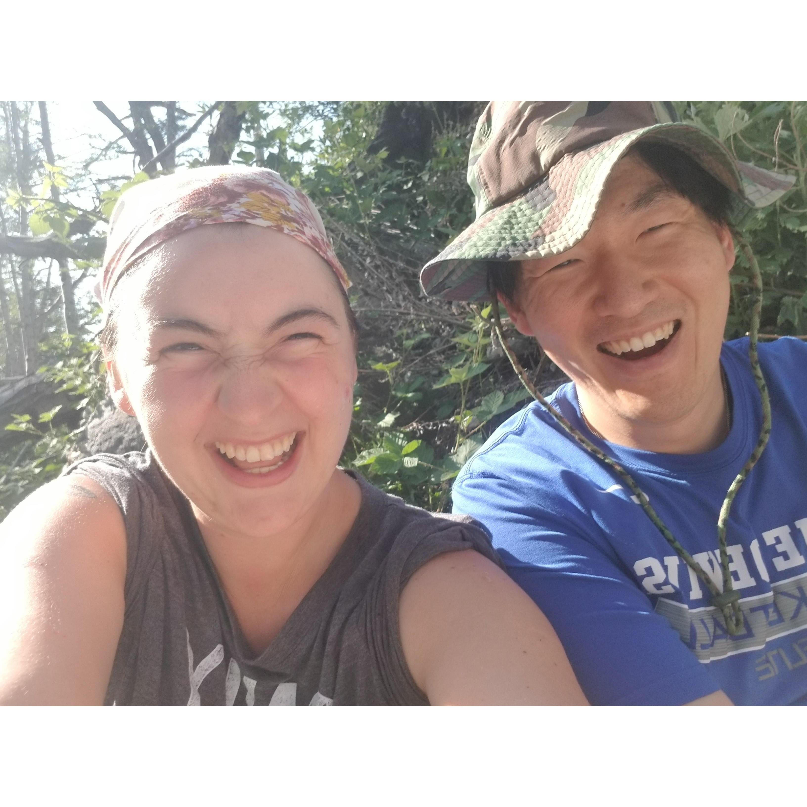 A hike at the park surrounding Mt Baldy, just outside of LA. For about a month of lockdown, the government decided we also couldn't hike; this is us the day they changed their minds.