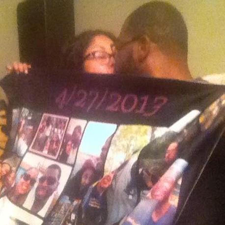 Year anniversary blanket.