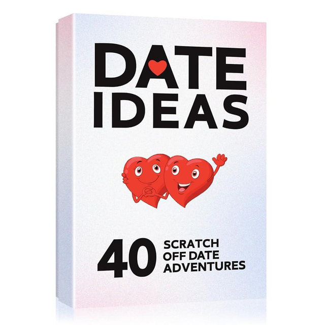 Romantic Card Games for Date Night - 40 pcs Date Ideas Scratch Off Date Adventurous Cards Valentines Day Bridal Shower Gifts Wedding Engagement Couple Gifts for Boyfriend Her Girlfriend Men Women