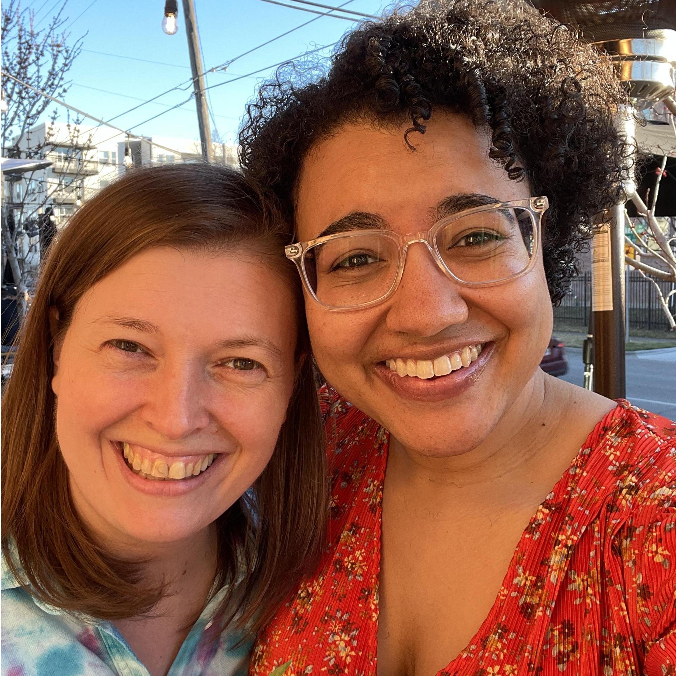 Camille assistant directed her first opera in Dallas in early 2022, which also meant the two had to spend 5 weeks apart. This photo was taken when they were reunited in Dallas