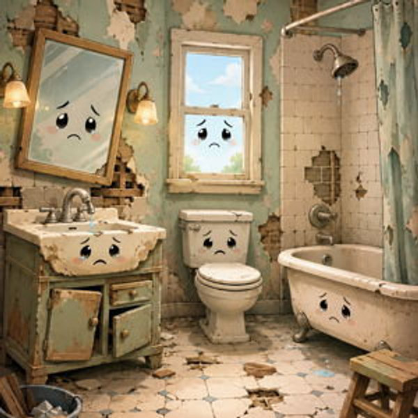 2.5 year long bathroom renovation fund