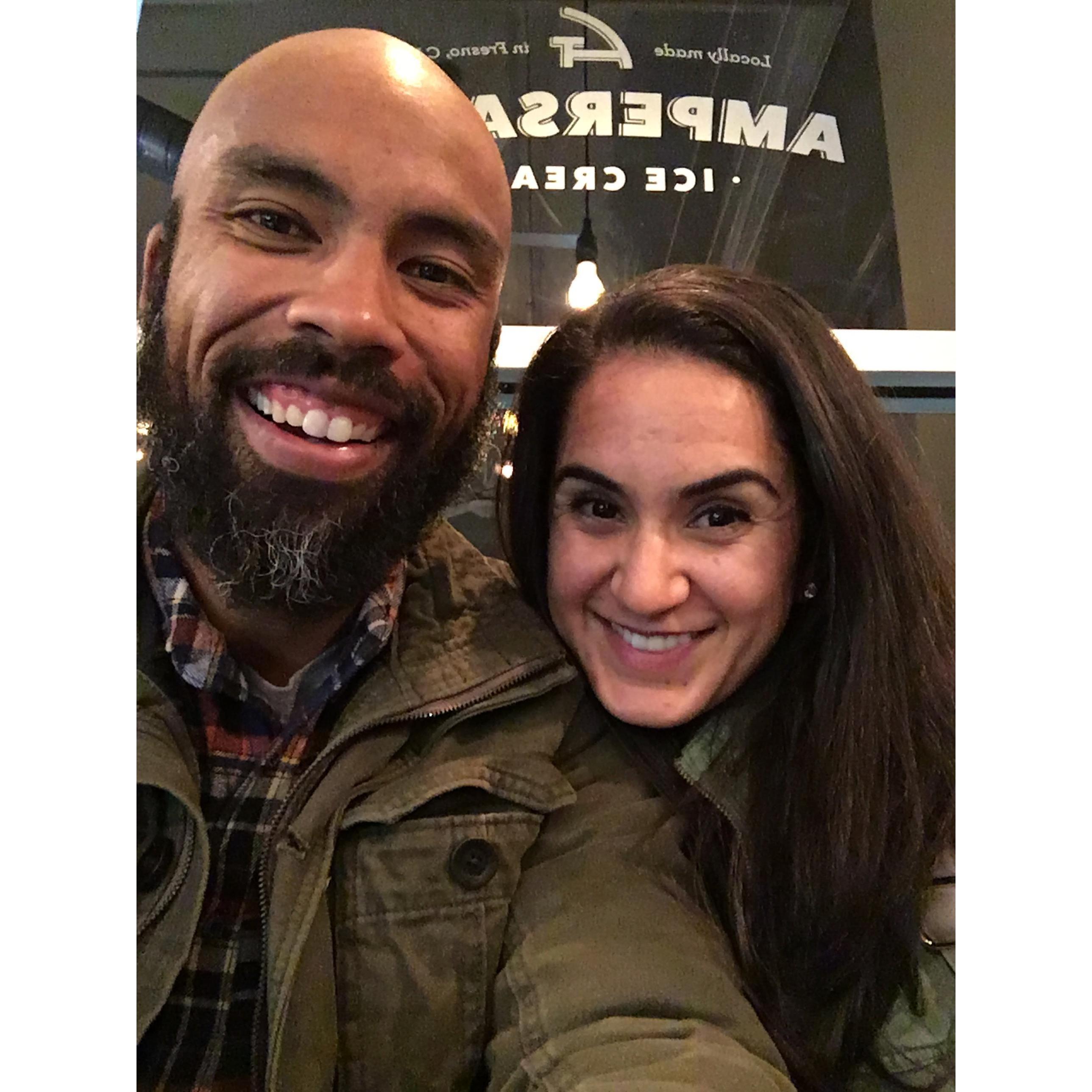 First date as a couple! Zoo, dinner, and then some ice cream.
