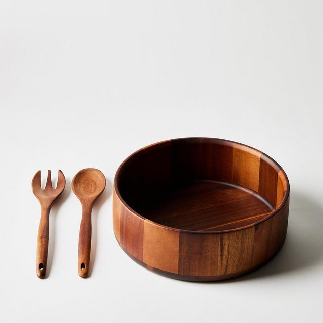 Dansk Hamund 3-Piece Acacia Salad Serving Set