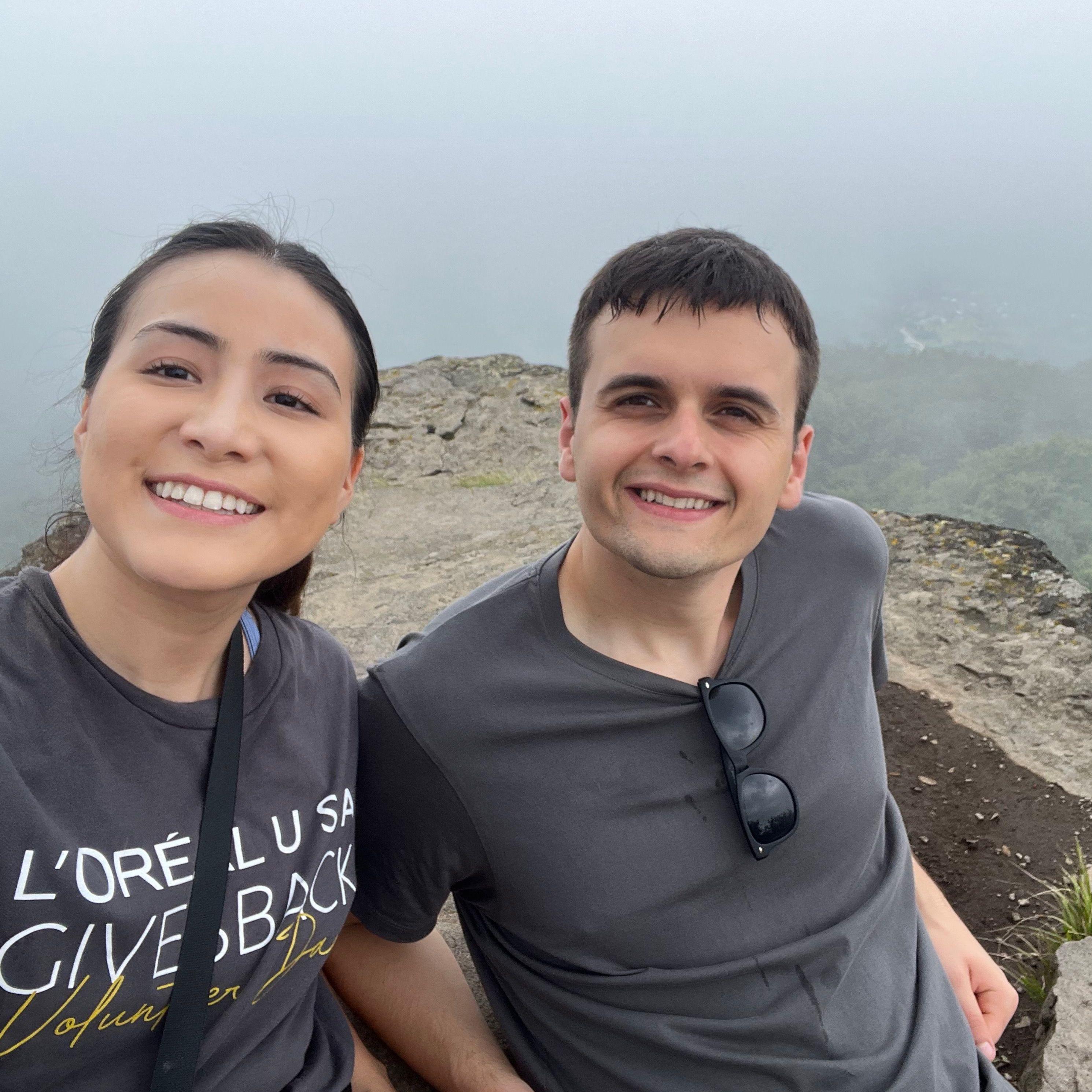 Our second trip to Slovakia! We love our hiking adventures - seconds after this photo we got caught in a hail storm while at the peak!