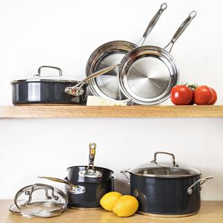 Mineral Black Chef's Classic 10-Piece Cookware Set
