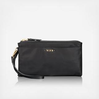 Voyageur Double-Zip Wristlet