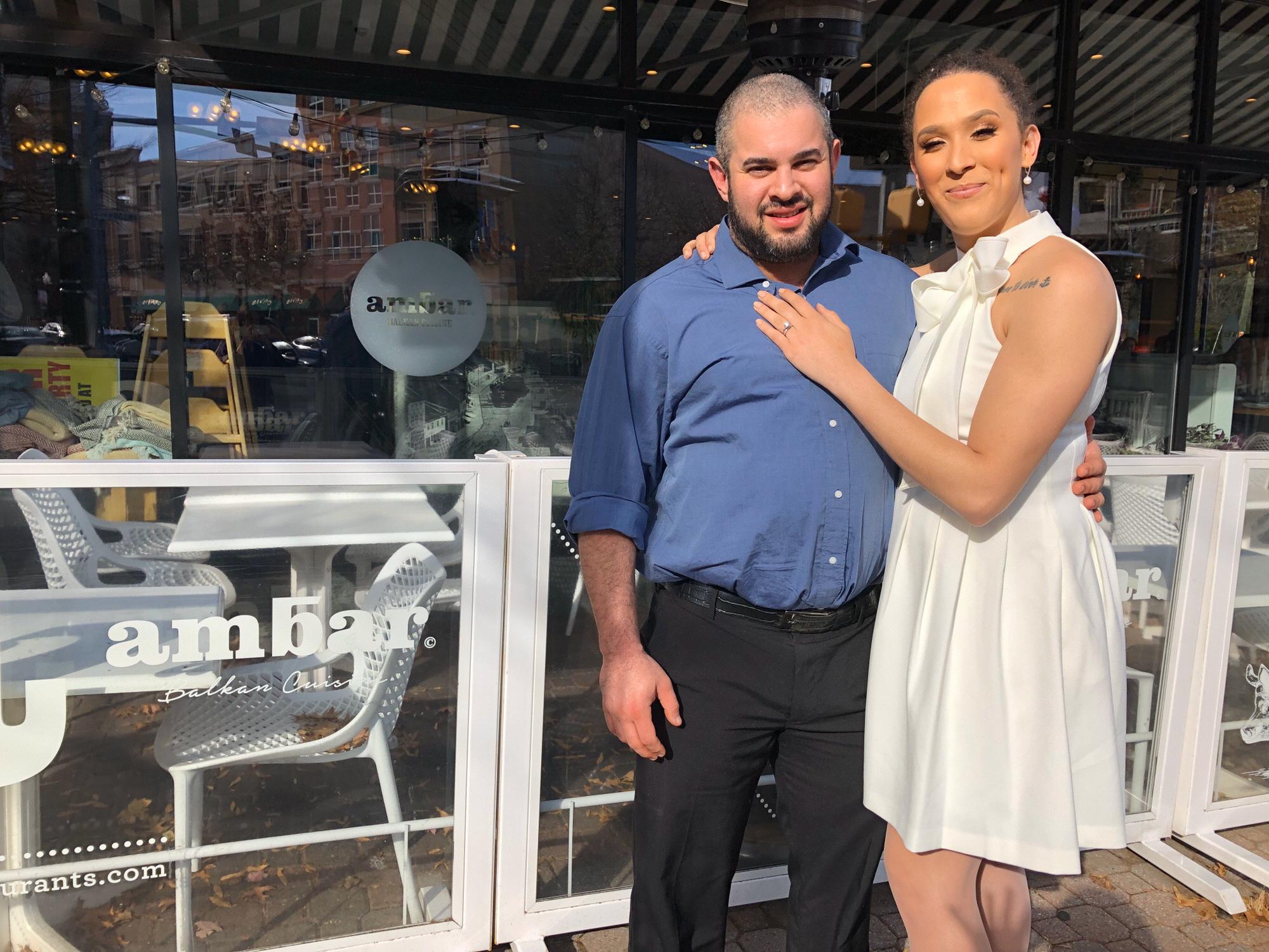 We went to ámbar after the wedding! It was a delicious place to eat