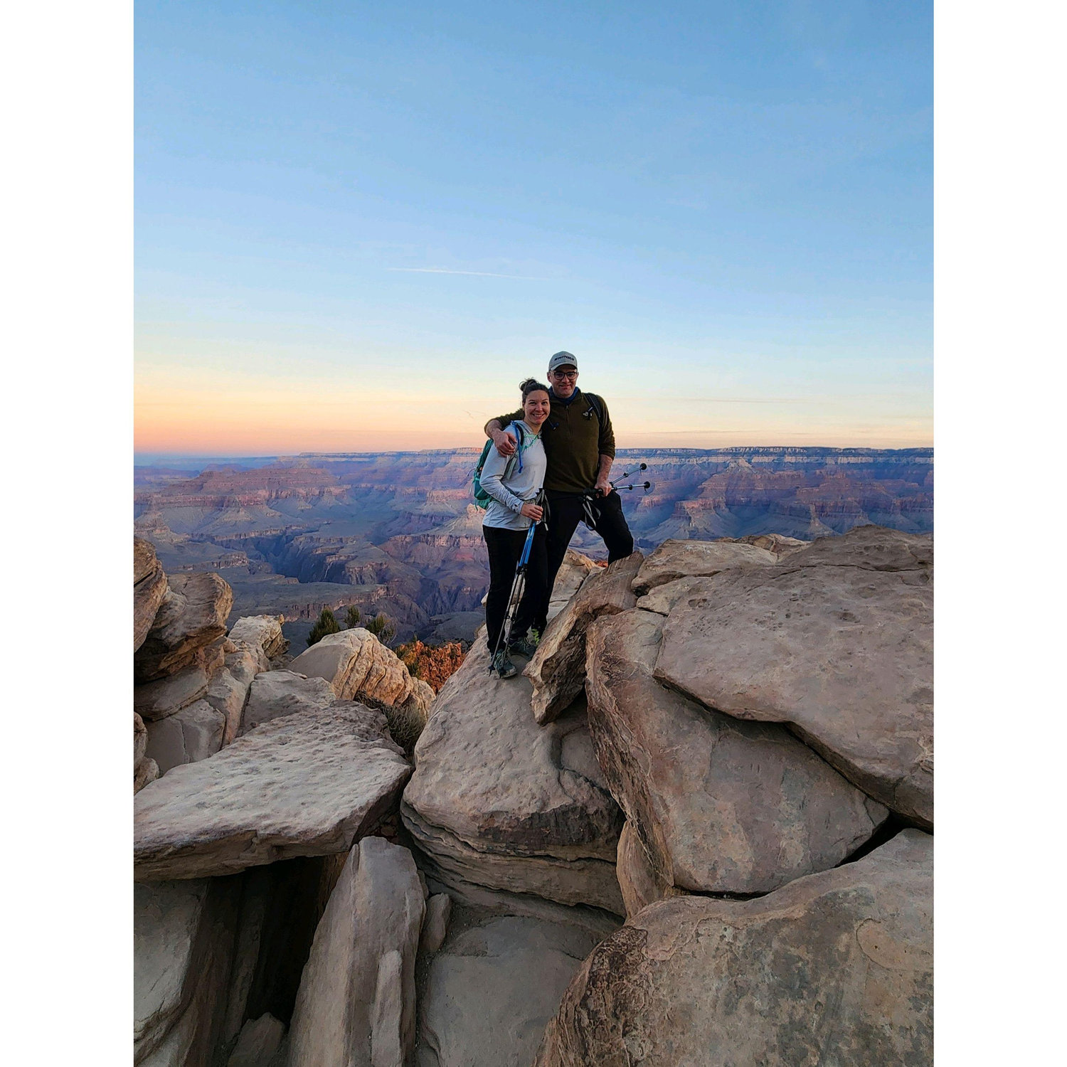Start of our Grand Canyon hike