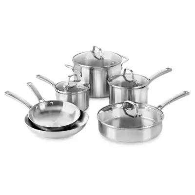 Calphalon® Classic Stainless Steel 10-Piece Cookware Set