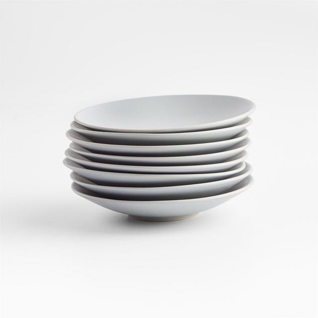 Craft Stone Blue Appetizer Plates, Set of 8