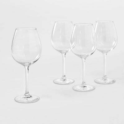 20.7oz 4pk Crystal Red Wine Glasses - Threshold™