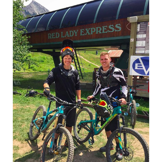 Peter and Dan mtn biking in Crested Butte! (summer 2018)