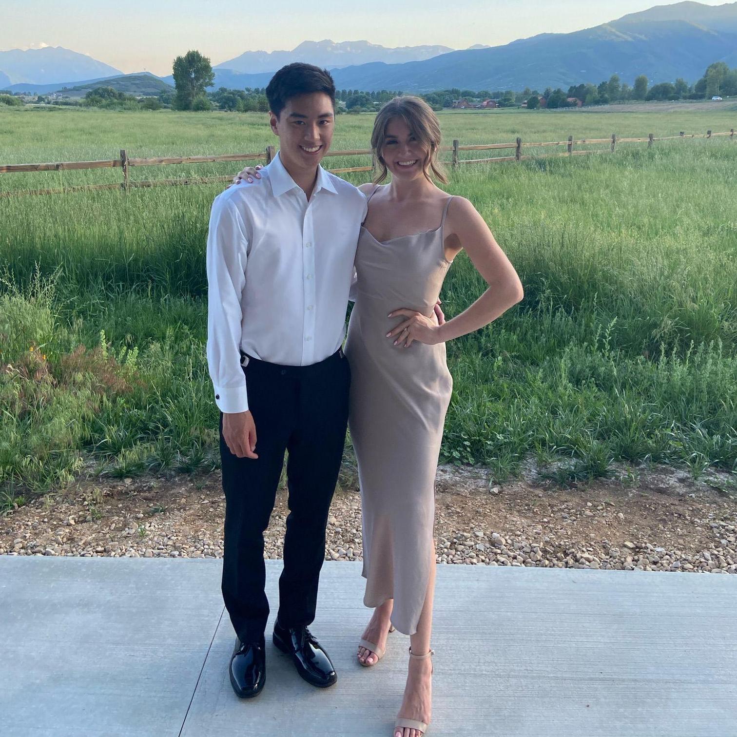 Haley's oldest brother's wedding in Utah