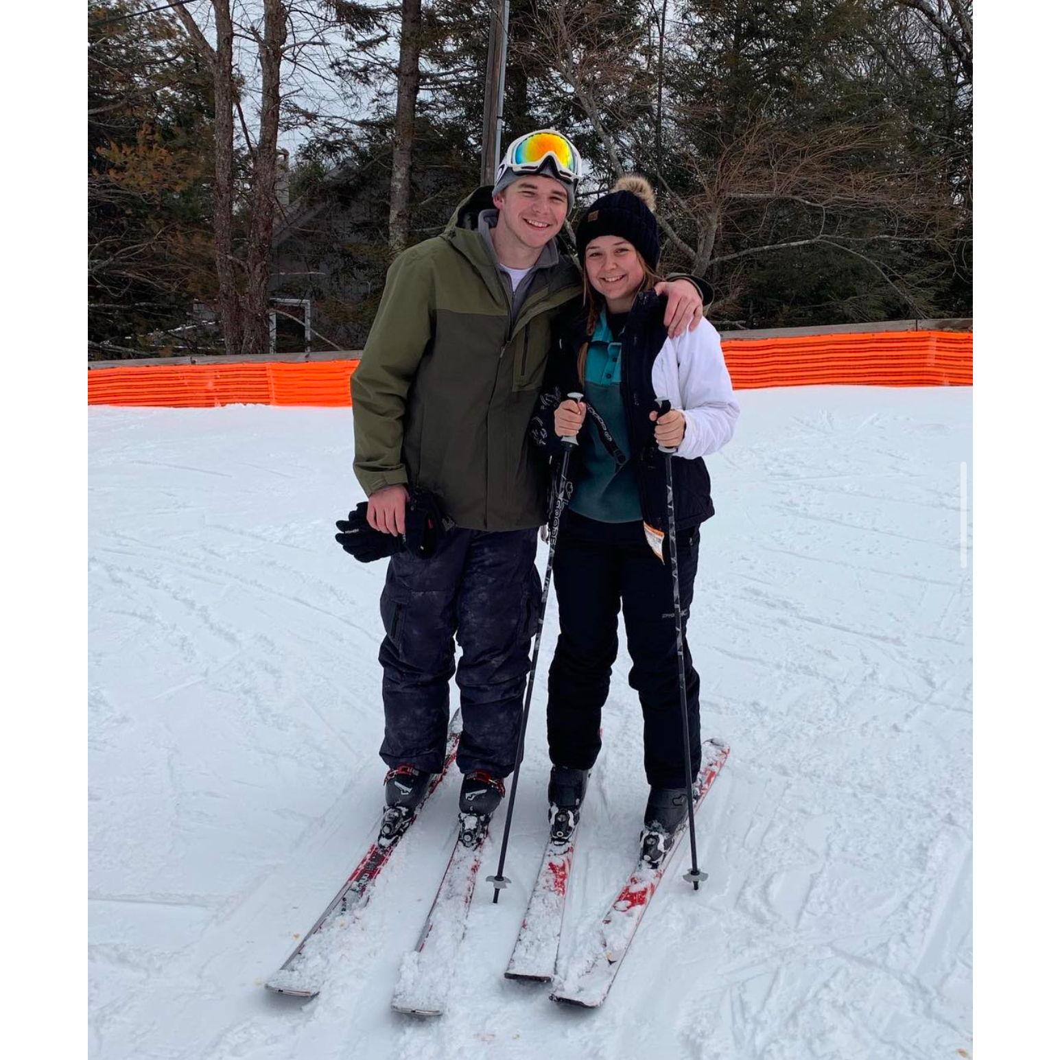 App Ski Mountain 2019- Kaleb taught Taylor how to ski this day!