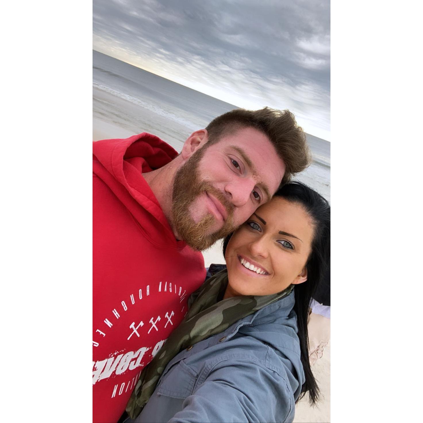 Visiting the beach on Long Island!