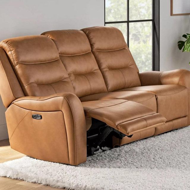 Sam's Club-Member's Mark Cooper Power Reclining Leather Sofa (Item # 990383273)