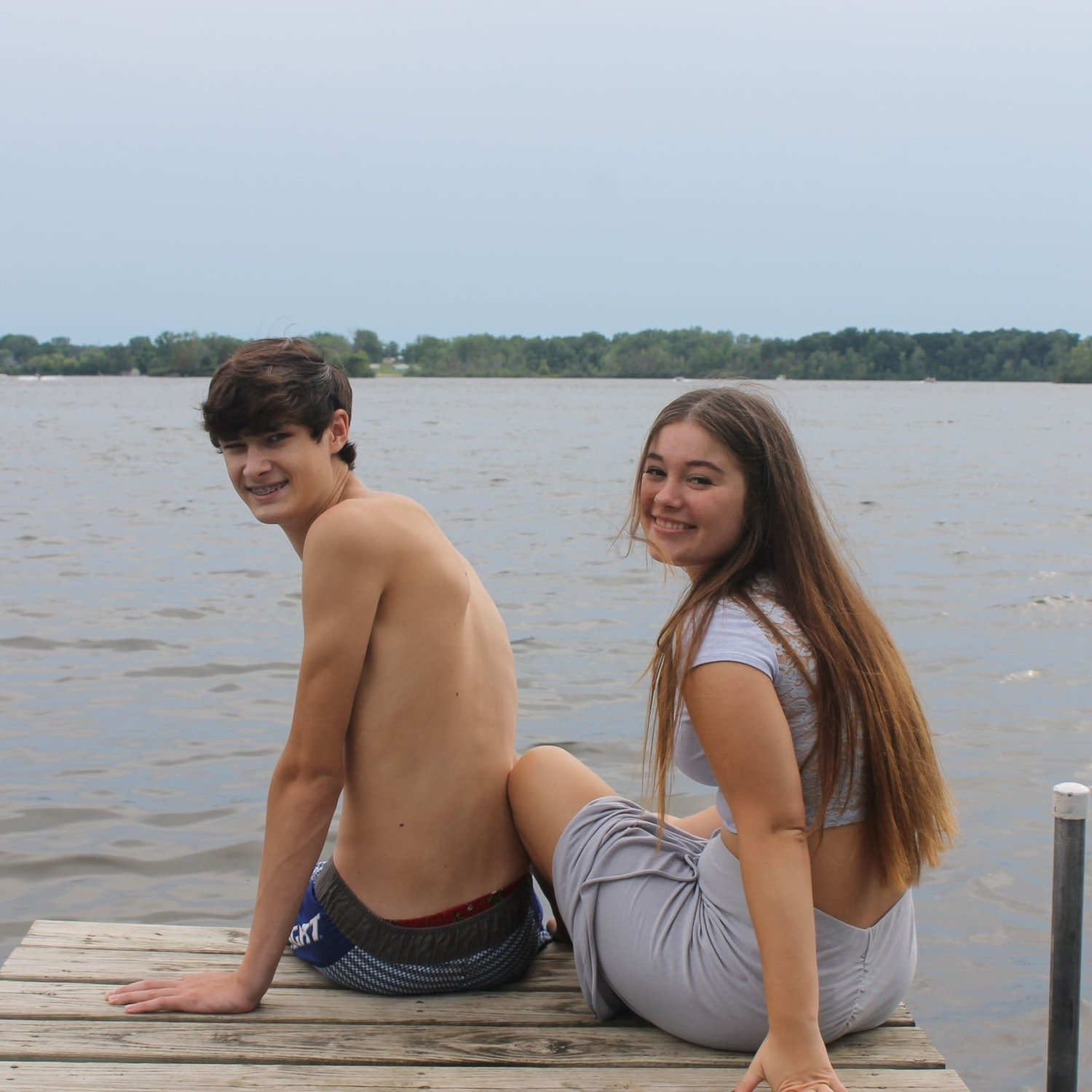 July 2015: Hailey's graduation party