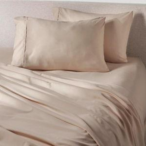 PeachSkinSheets Cooling Bed Sheets - Queen Size, Toasted Marshmallow