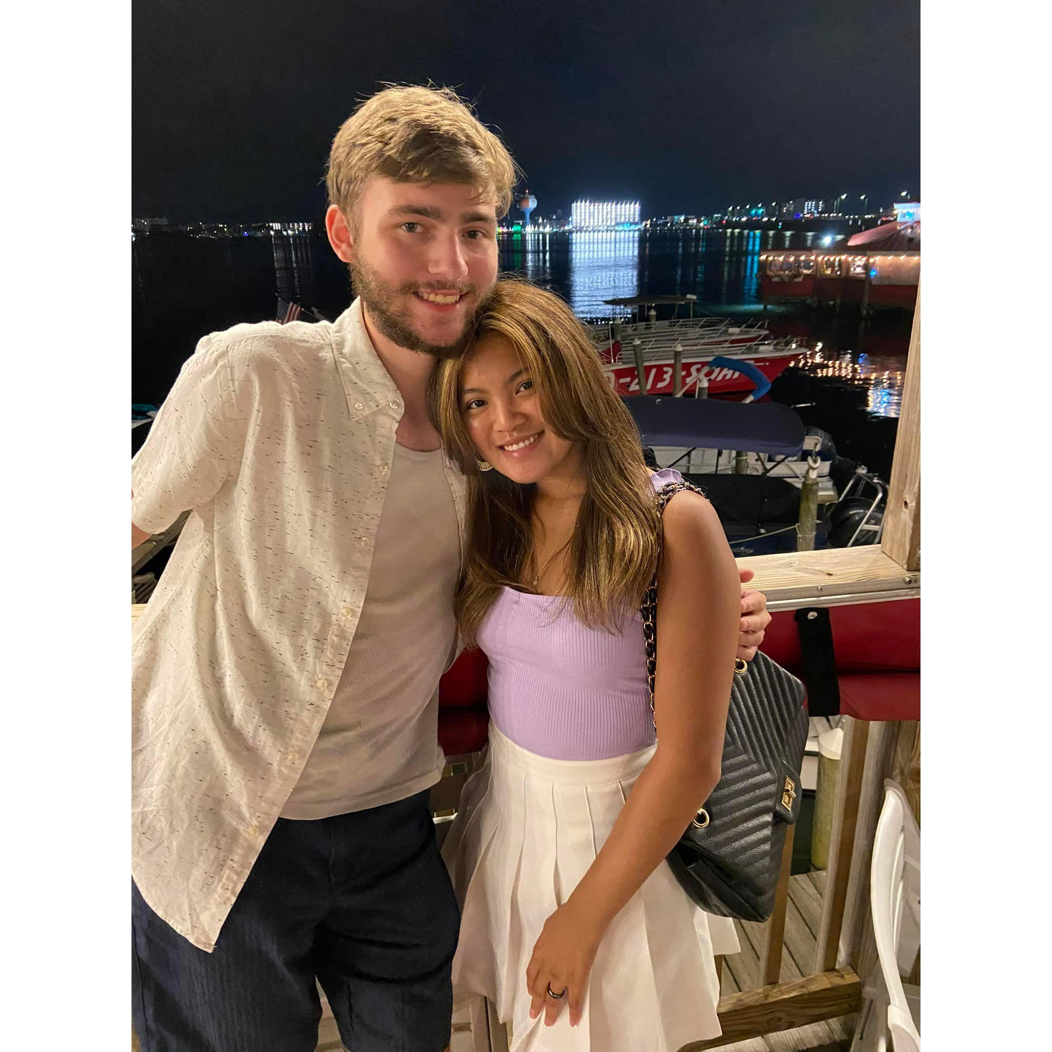 2021: Their first family vacation with the Lesaca family to OCMD.