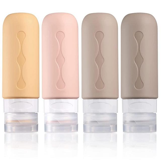 Gemice Travel Bottles for Toiletries Tsa Approved Travel Size Containers BPA Free Leak Proof Travel Tubs Refillable Liquid Travel Accessories for Cometic Shampoo and Lotion Soap