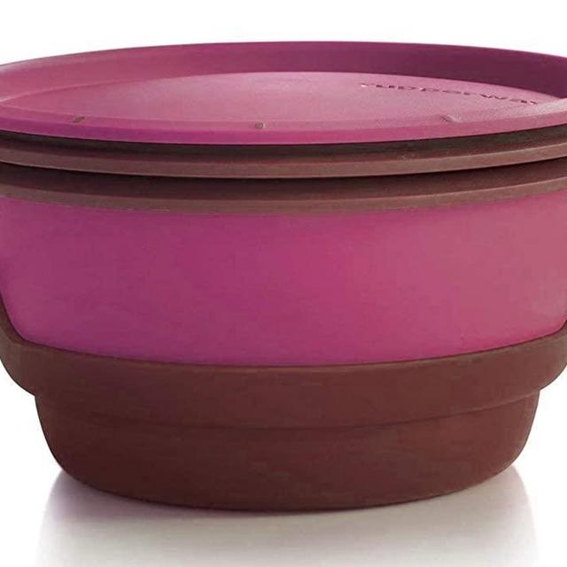 Tupperware Smart Steamer in New Royal Amethyst Purple - Microwave Safe