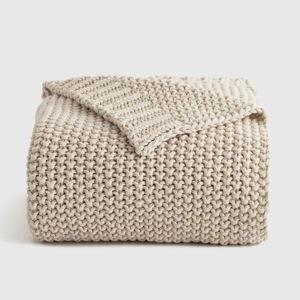 Cotton Fisherman Throw - Natural