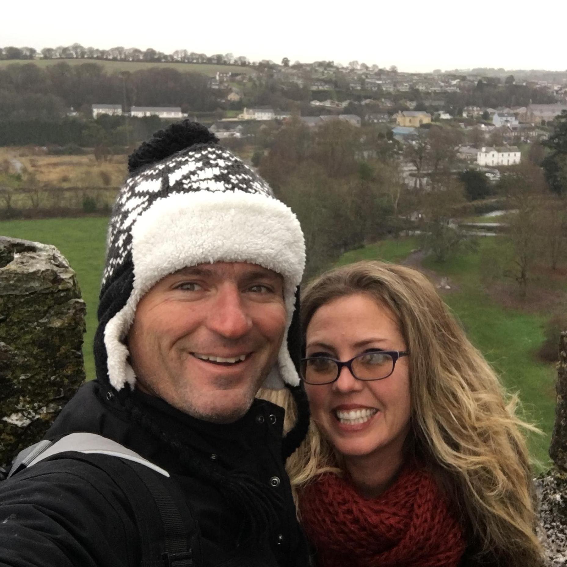 Touring Blarney Castle just outside of Dublin, Ireland - December of 2016