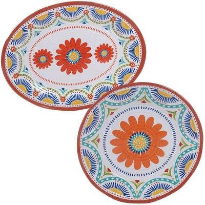 Vera Cruz 2pk Melamine Platter Set - Certified International