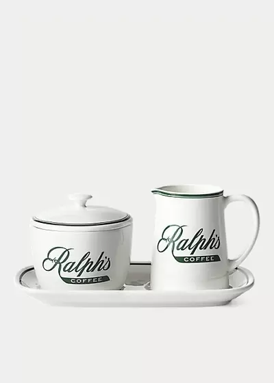 Ralph's Coffee Tray Set In Green