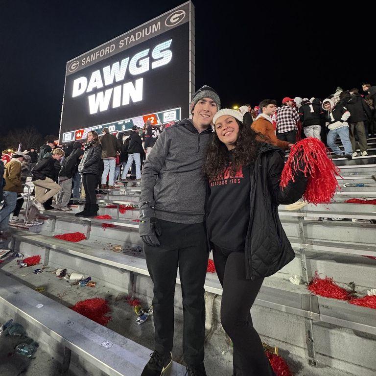 This was the big UGA v. GT game in 2024 where it was Ryan and I's last home football game as a UGA student. GO DAWGS!
