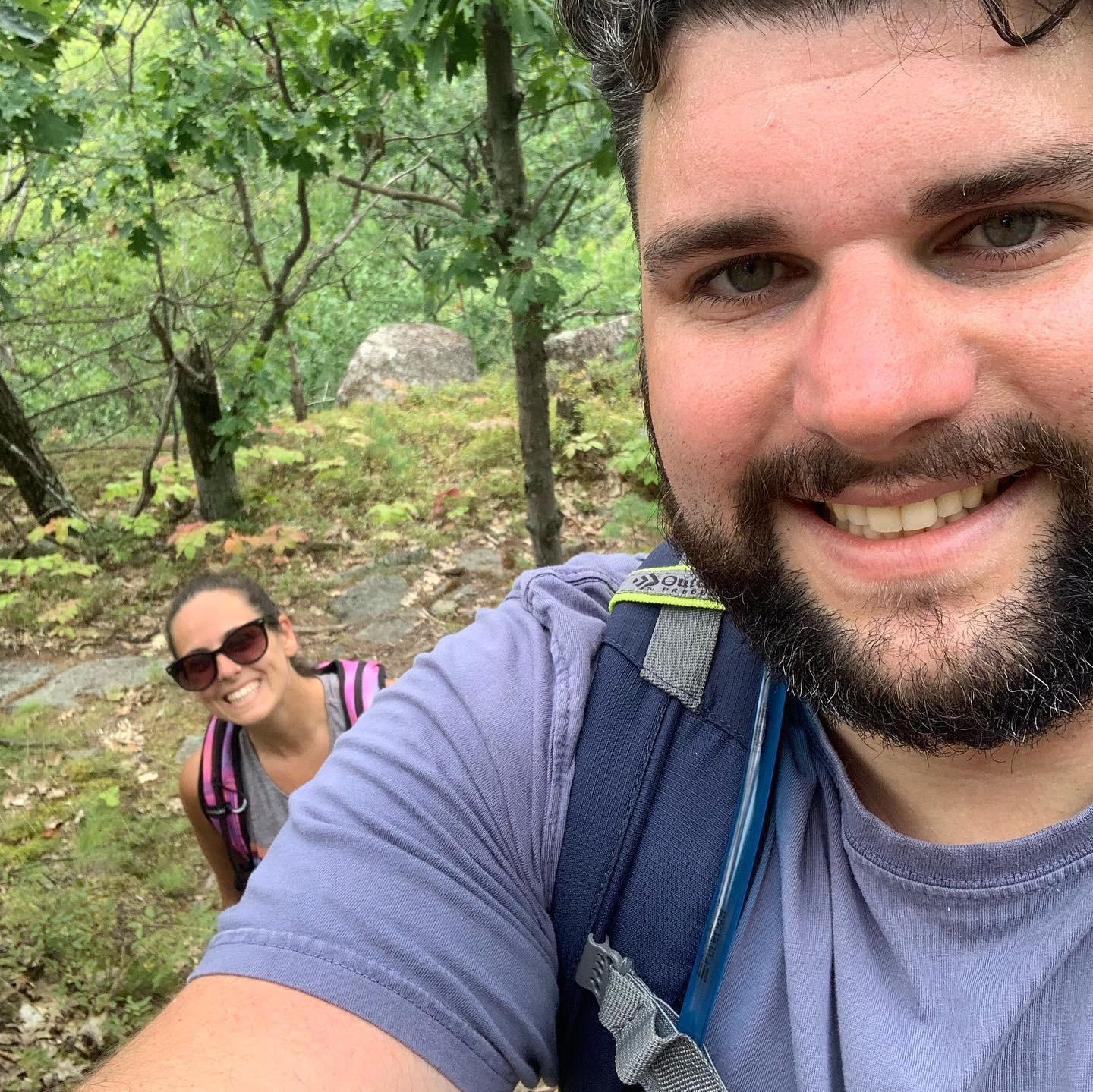 First time hiking up Roger's Rock