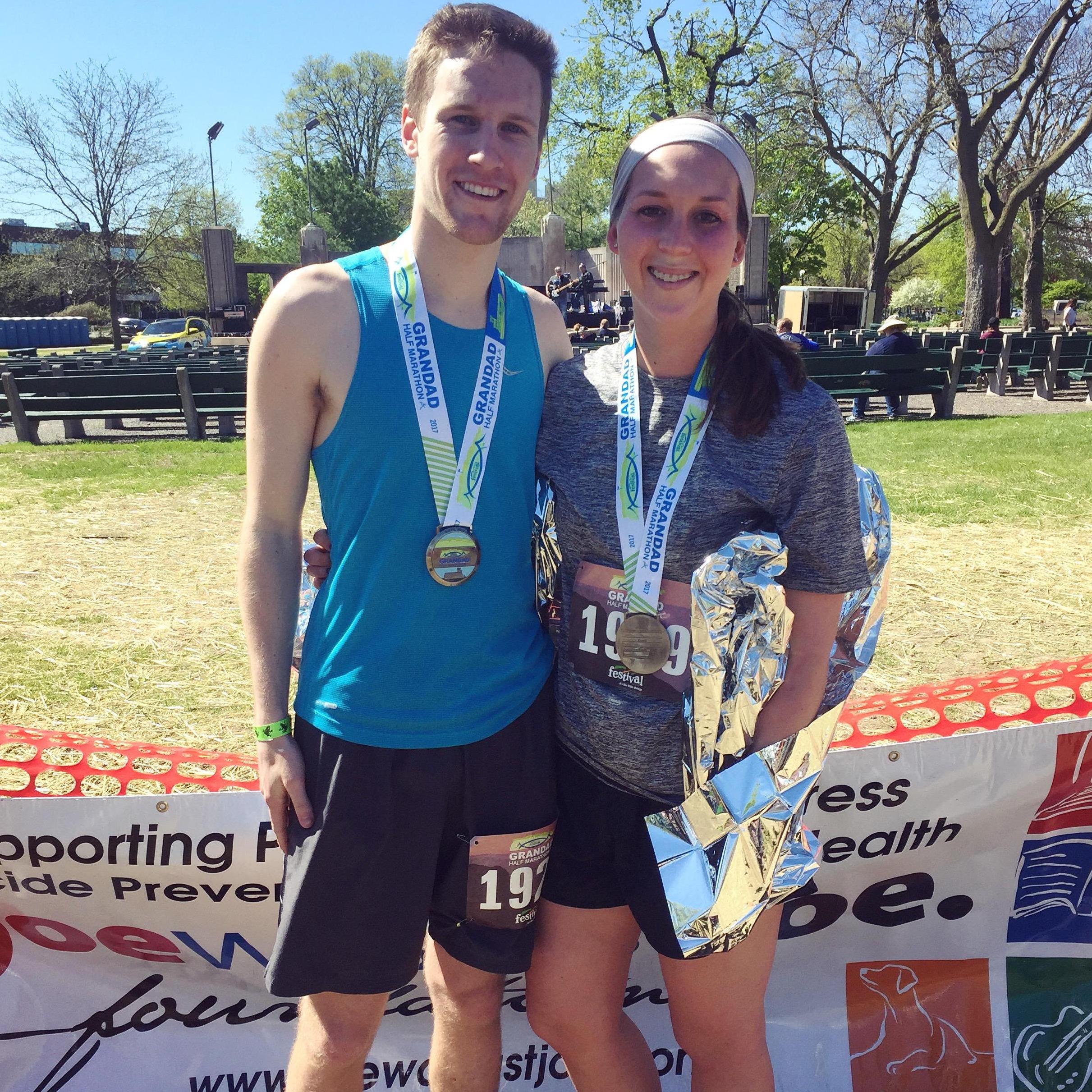 Our second half marathon in La Crosse!