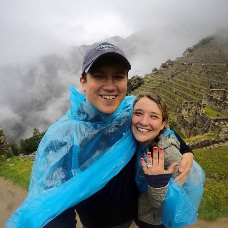 Moments after we got engaged in Machu Picchu, Peru! (September 2017)