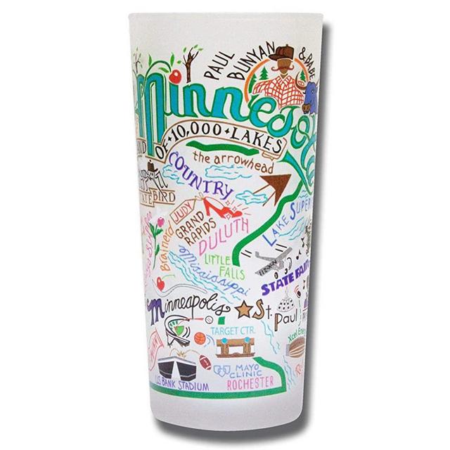 catstudio Minnesota Drinking Glass | Beautiful Award Winning Home Decor Artwork Printed On A Durable Cup | Great Birthday, Anniversary, Graduation, Christmas Gift