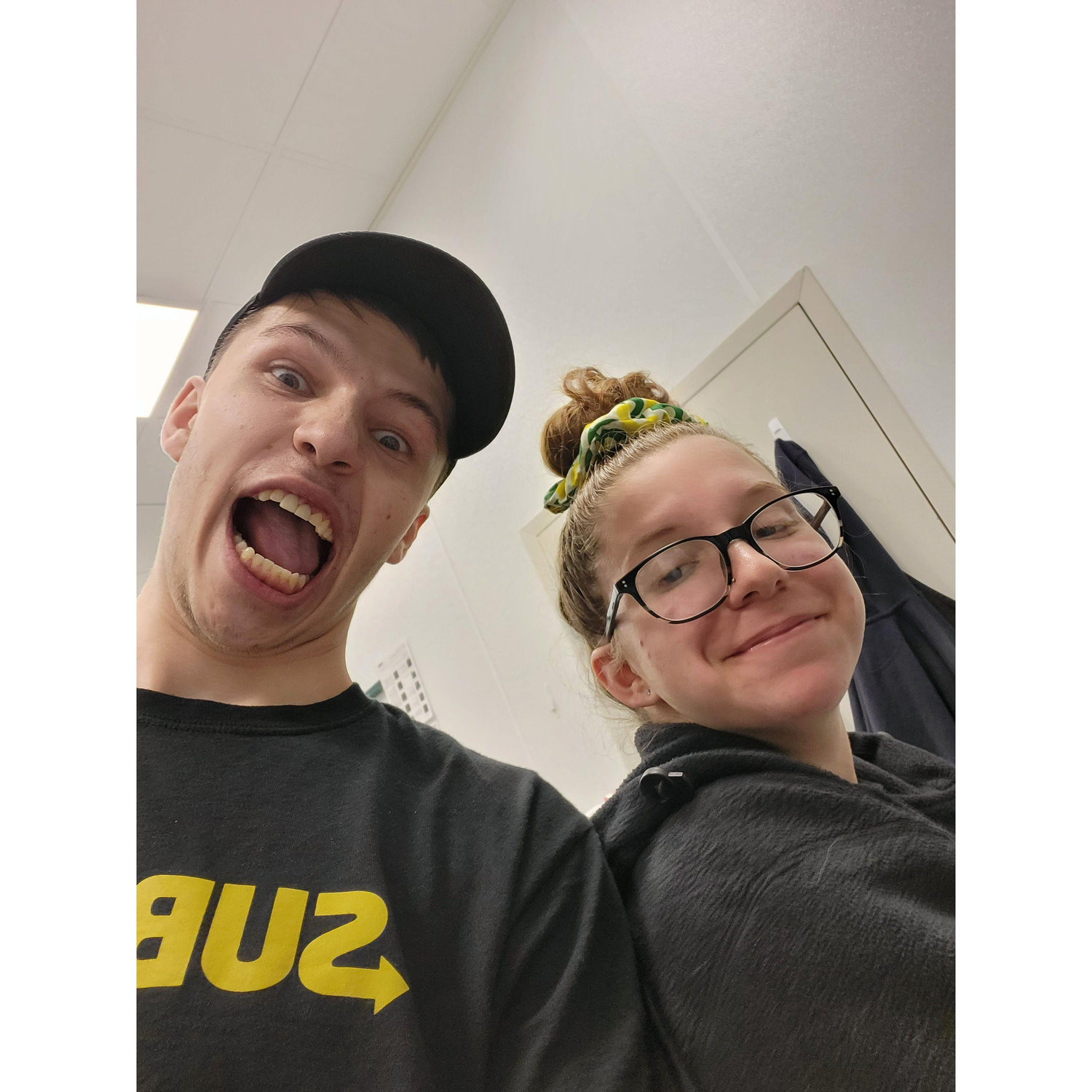 The place where we first met, at our job at Subway