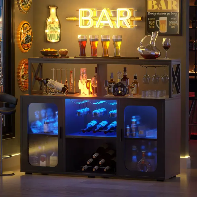 47.2" Wine Bar Cabinet
