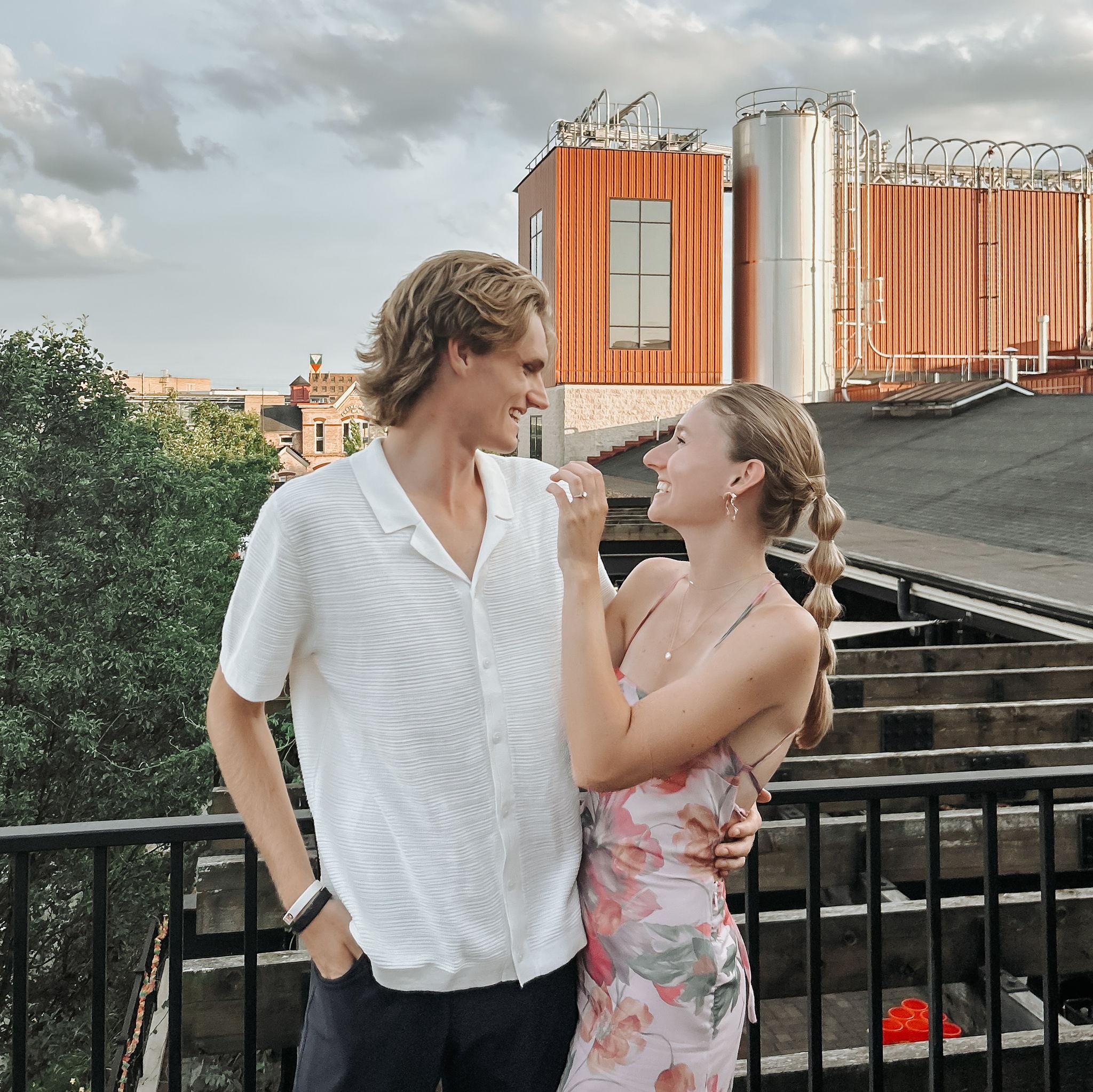 Going to weddings together is so fun!!